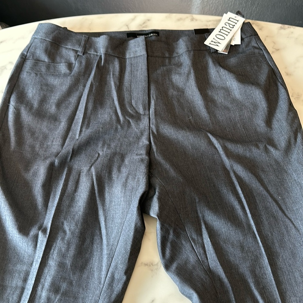 Gray slacks